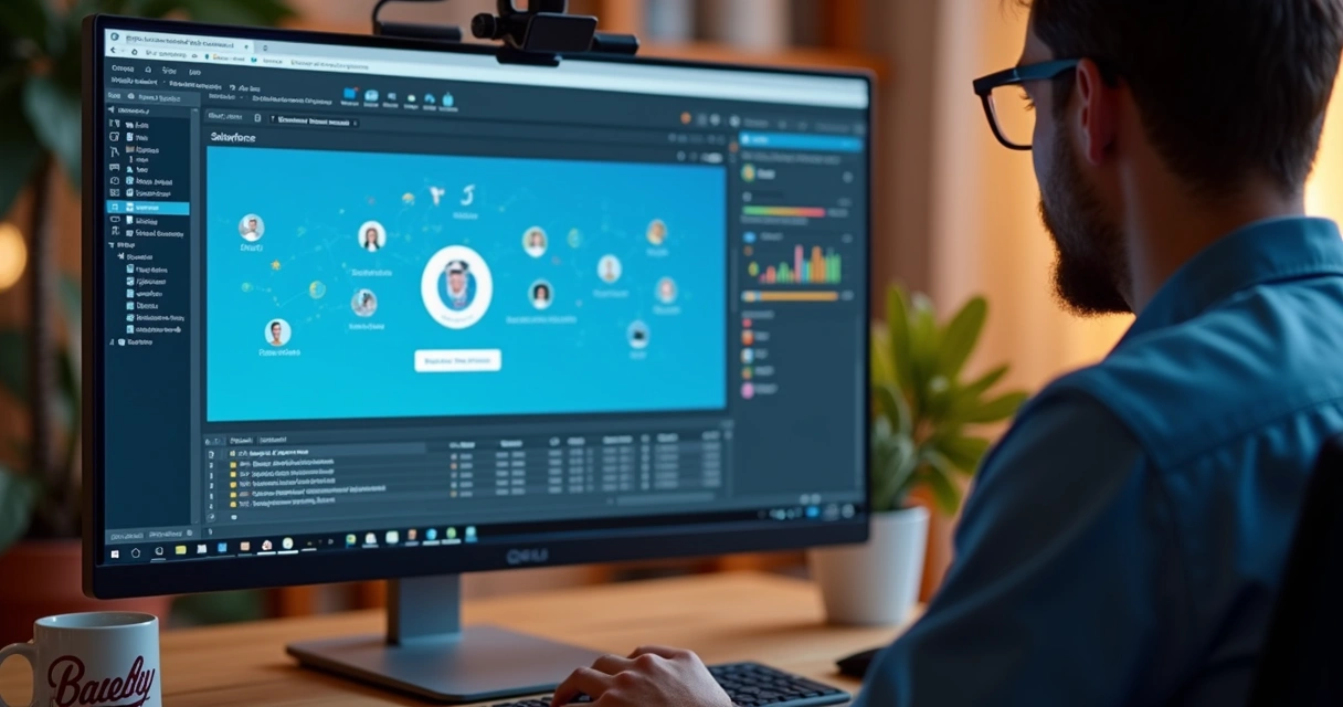 Agente inteligente no Slack realizando ações no Salesforce em tempo real